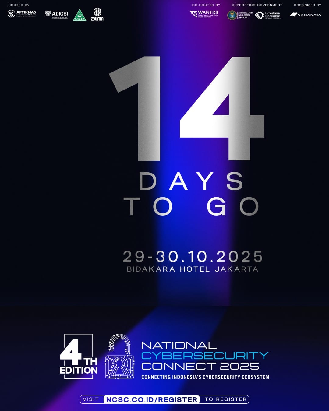 Just 14 days โtil we go full cyber mode! ๐ป