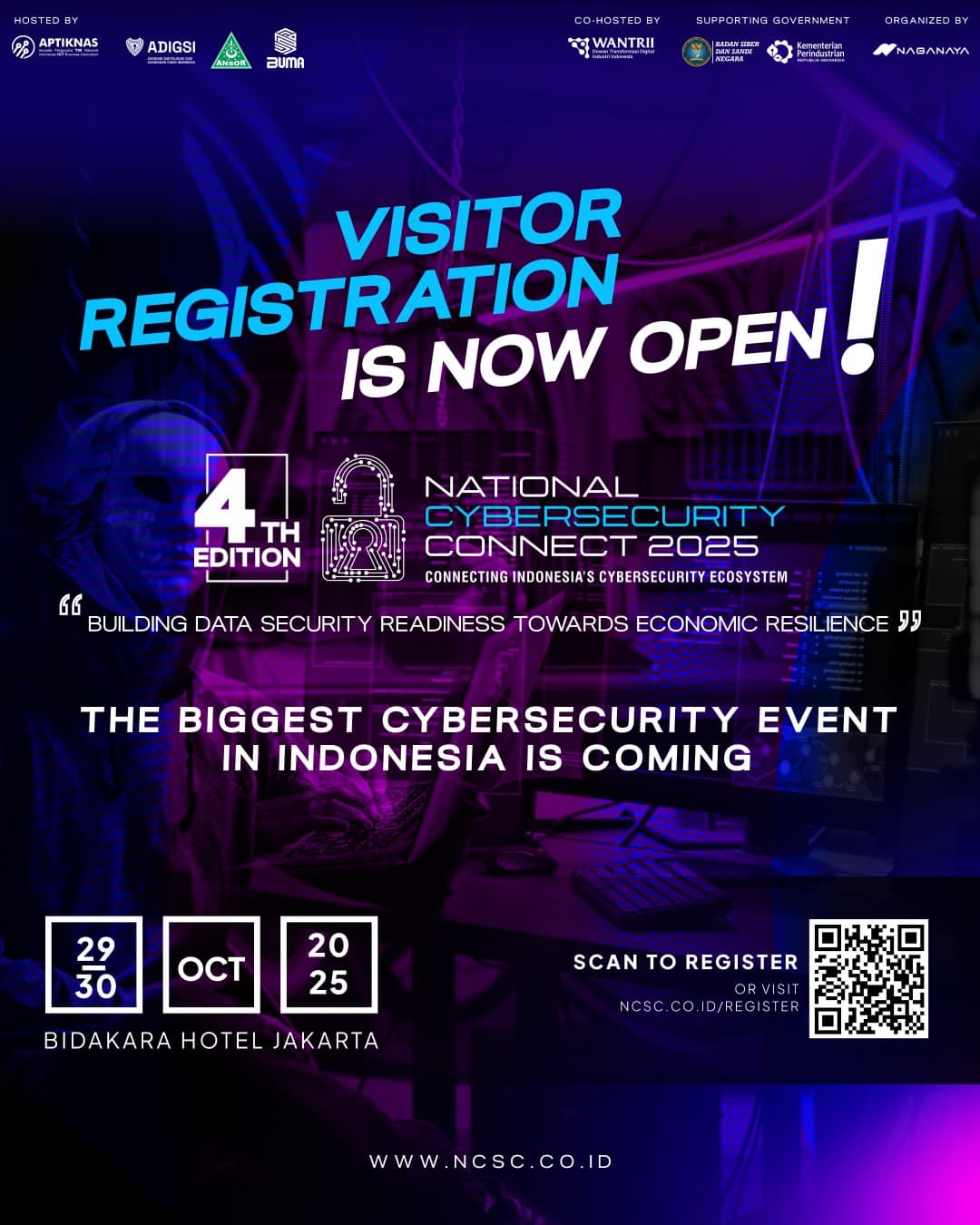 It’s official — Visitor Registration for National Cybersecurity Connect 2025 is NOW OPEN!
