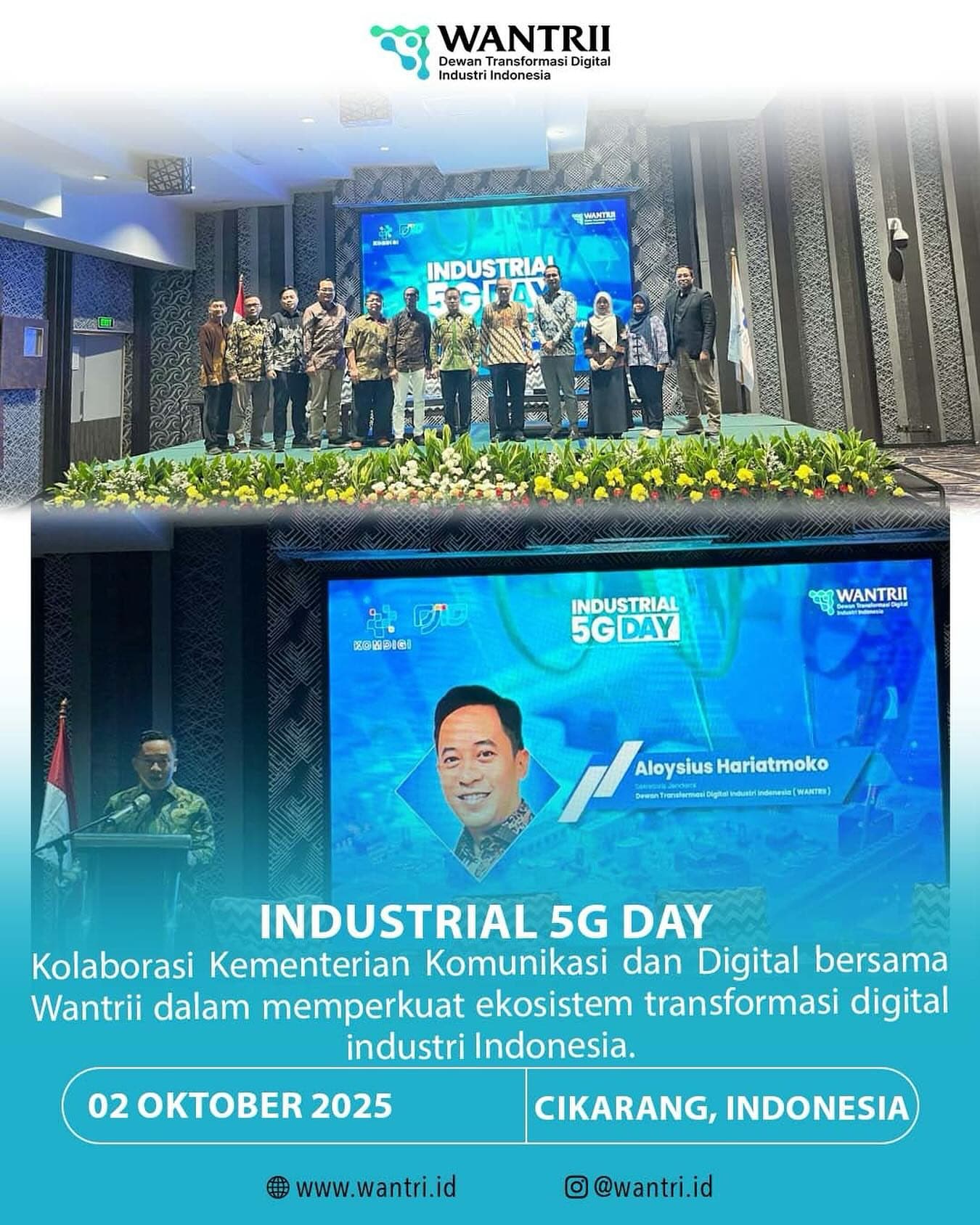 ✨ INDUSTRIAL 5G DAY telah sukses dilaksanakan! ✨
