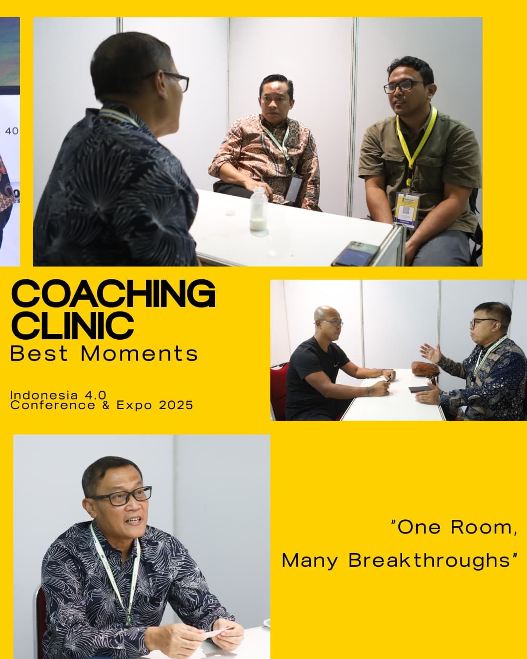 Snaps from the Coaching Clinic’s best bits.
